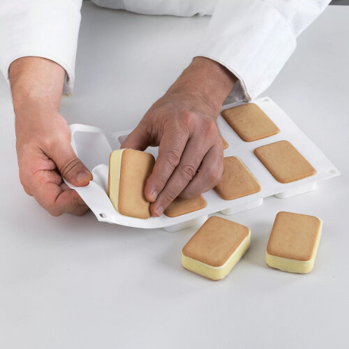 Silikomart Bisc 04 M Mini Double 70X48 H 20 mm 25.140.87.0098 - 5