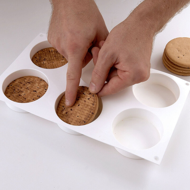 Silikomart Bisc02 Discotto - Set 2 Silikon Kalıp Ø76,5 H 25.120.87.0098 - 5