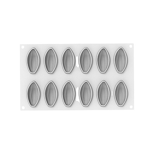 Silikomart Cacao 30 N.12 67X37 H 26 36.491.87.0065 - 2