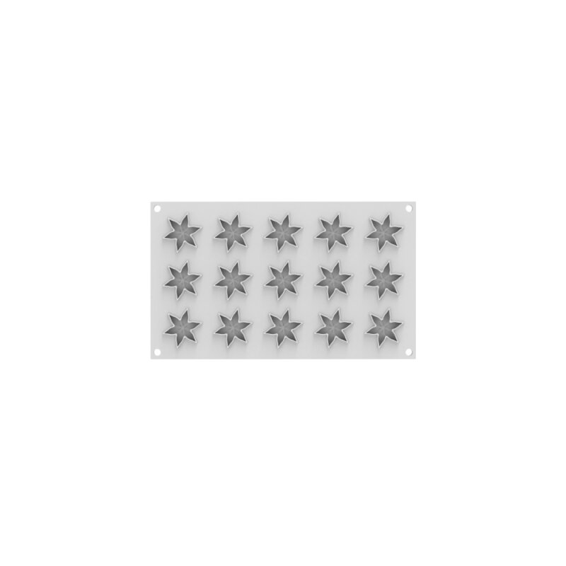 Silikomart Taçlar 4 Silikon Kalıp N.15 Ø45 H 6 mm 36.442.87.0065 - 2