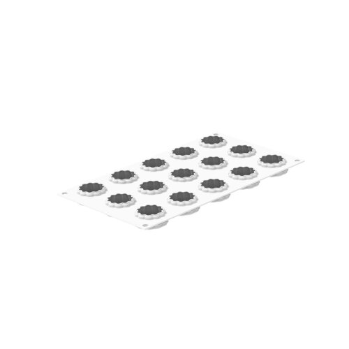 Silikomart Crostata Xs 20 N.15 Ø44 H 17 Mm 36.457.87.0065 - 2