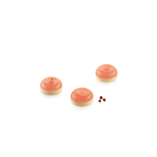 Silikomart Donuts Xs 12 Silikon Kalıp Ø 34 h 16 mm 36.434.87.0065 - SİLİKOMART