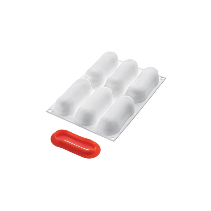 Silikomart Eclair140 Silikon Kalıp 129X40 h:35 mm 36.197.87.0065 - 3