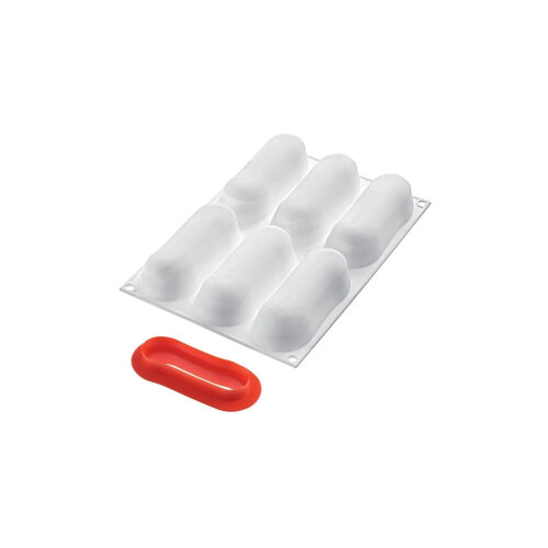 Silikomart Eclair140 Silikon Kalıp 129X40 h:35 mm 36.197.87.0065 - 3