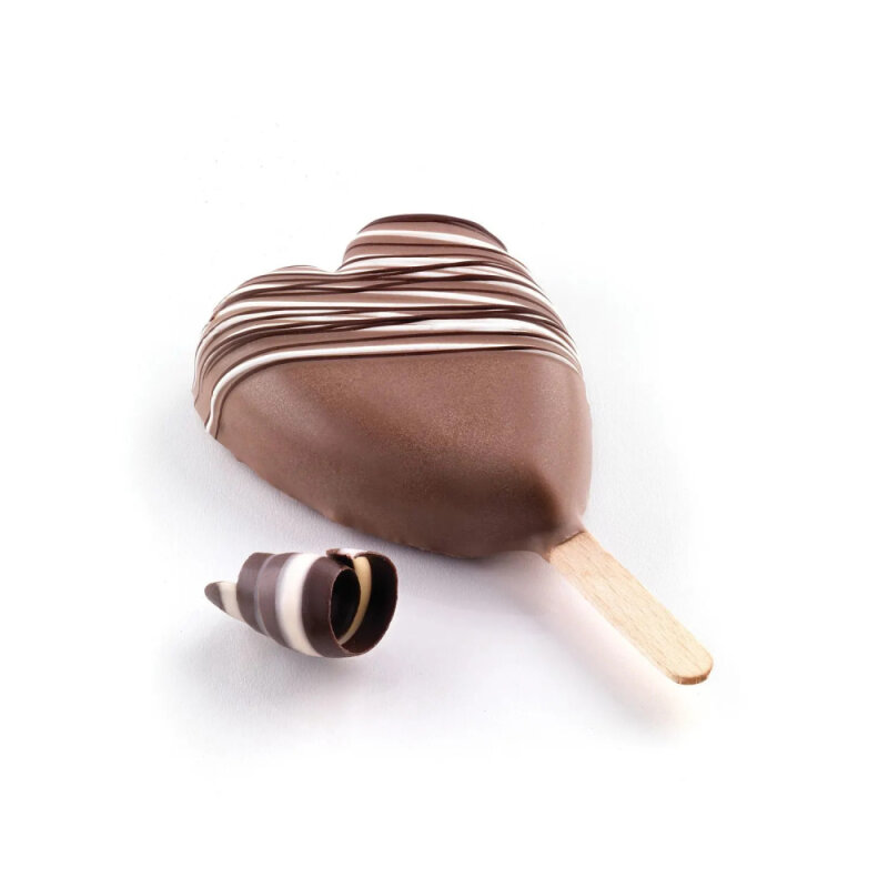 Silikomart Gel03m Mini Kalp 2 Parça Stick Dondurma Kalıbı 25.333.87.0060 - 1