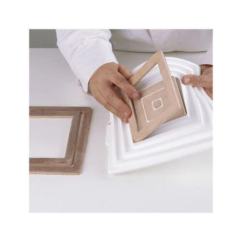 Silikomart İnsert Decor Square 40X40 Silikon Pasta Kalıbı 28.002.87.0065 - 4