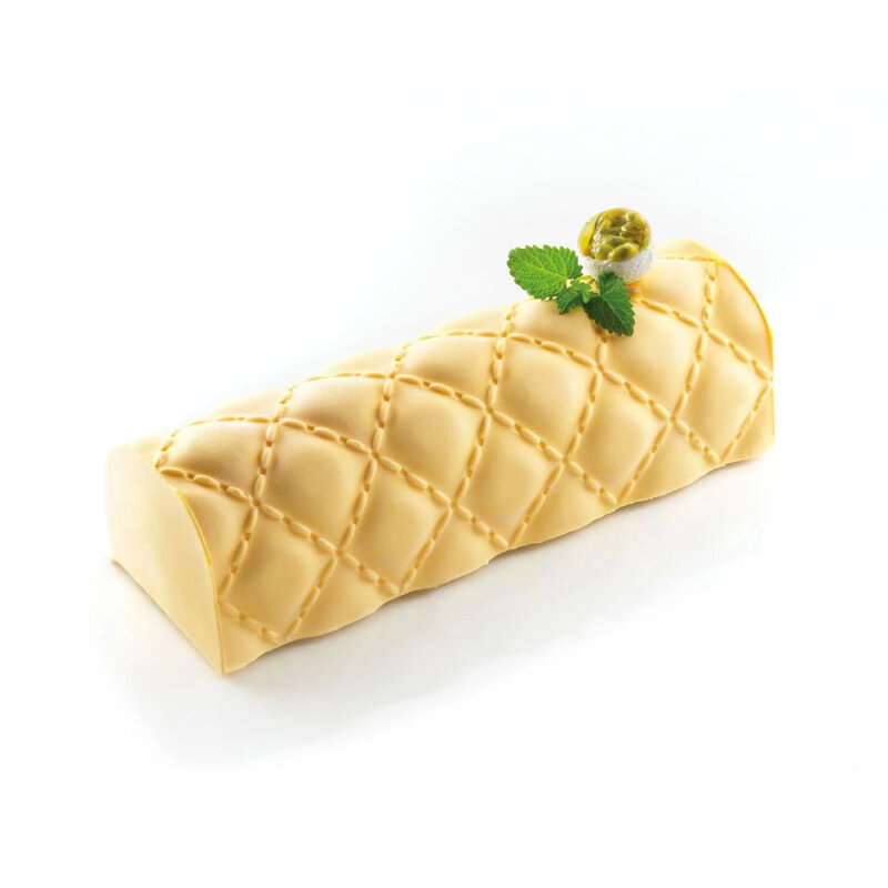 Silikomart Kıt Bûche Matellassé03 Silikon Kalıp 250X90 25.053.99.0065 - 1