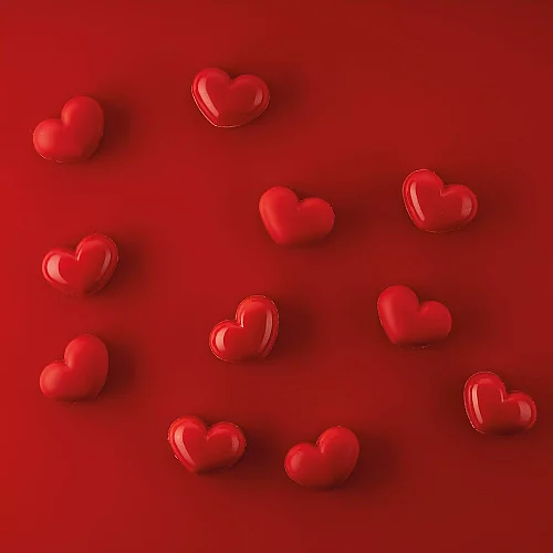 Silikomart Kıt Cuore 01 - Ch020 Trıtan Mould 35X27 52.920.86.0065 - 2