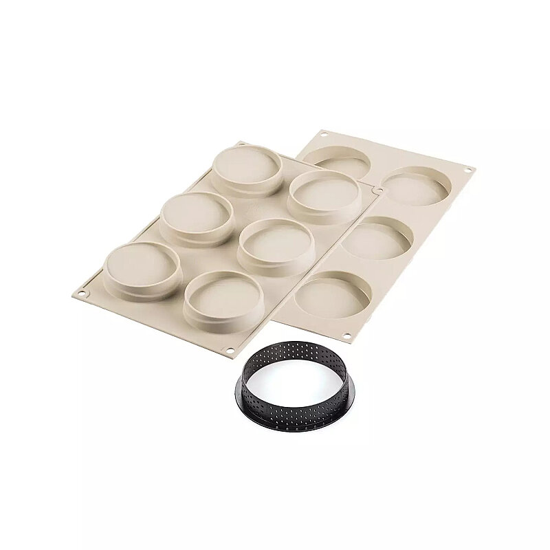 Silikomart Kıt Mını Tarte Glam – 6 Rıngs Ø80 25.293.13.0065 - 3