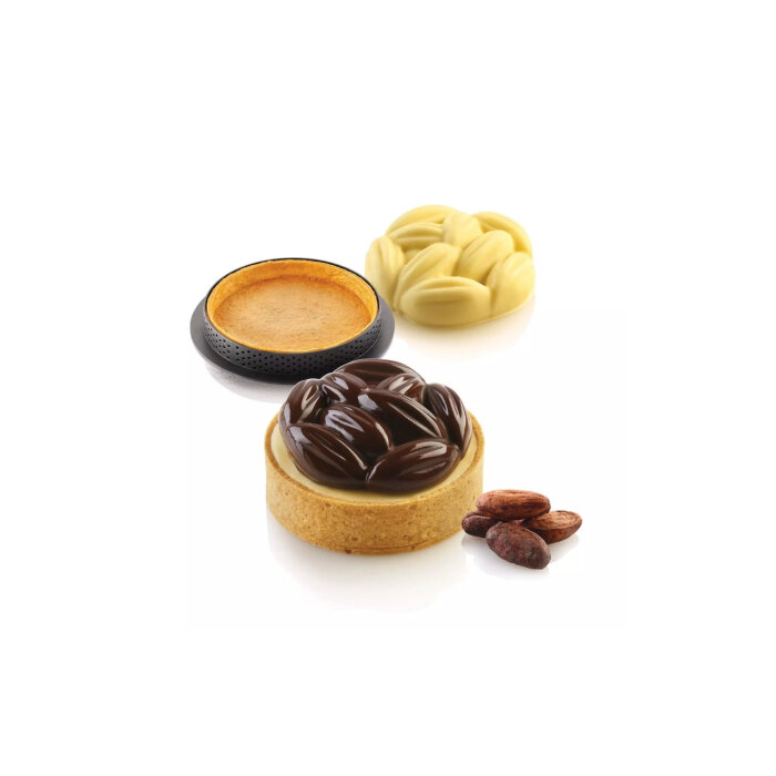 Silikomart Kit Tarte Ring Cocoa 70 Mm 25.309.87.0065 - 2