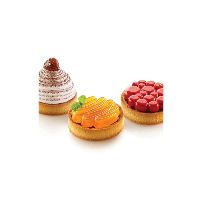 Silikomart Montblach Tart Kiti Silikon Ø80 mm 25.297.87.0065 - 2