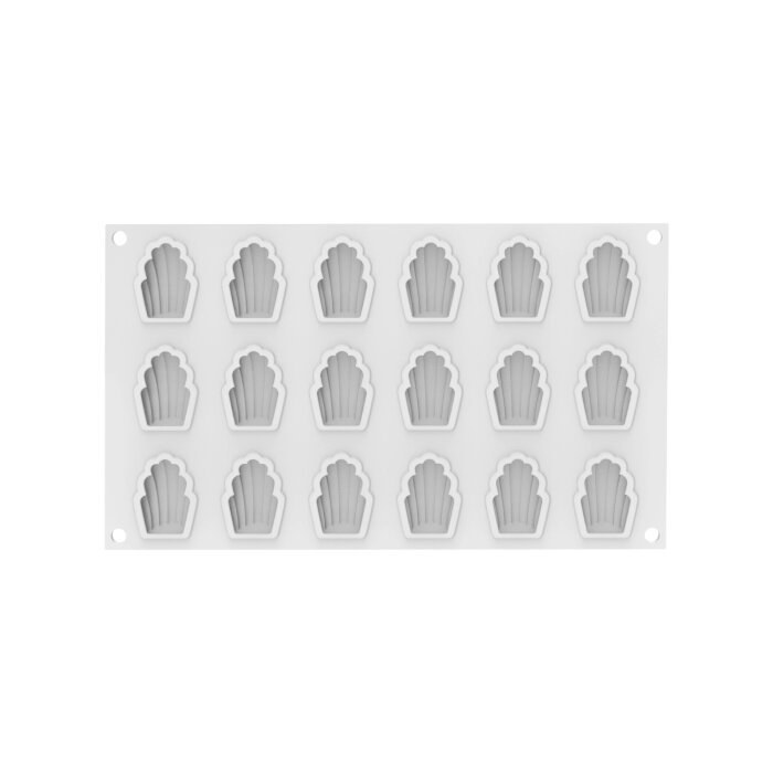 Silikomart Madeleine Xs13 N.18 45X33 H 16 mm 36.408.87.0065 - 3
