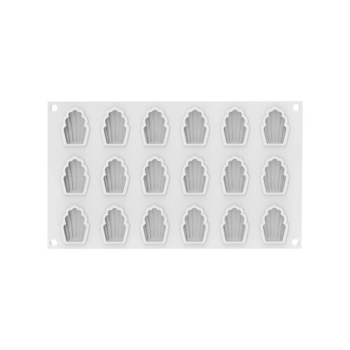 Silikomart Madeleine Xs13 N.18 45X33 H 16 mm 36.408.87.0065 - 3