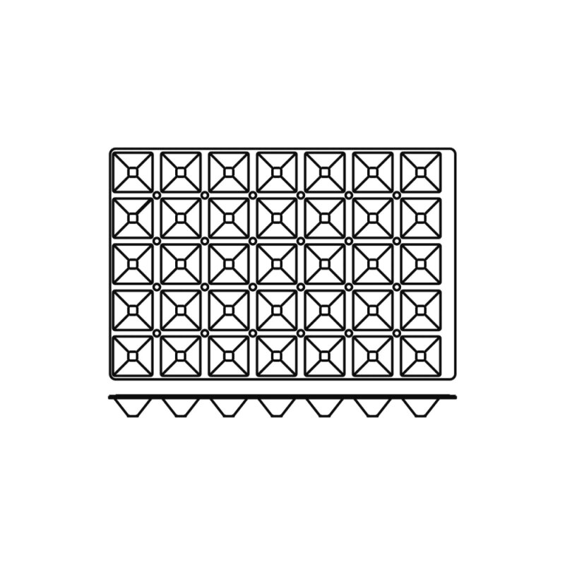 Silikomart Piramıt Sq-010 Silikon Pasta Kalıbı 40.410.20.0000 - 3
