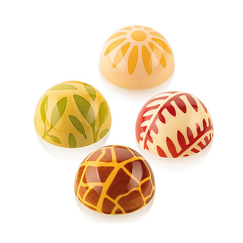 Silikomart Praline Stamps W/Mold 5P Set - SİLİKOMART