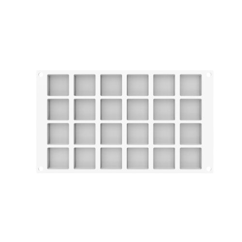 Silikomart Quadrato Xs 20 N.24 37X37 H 16 mm 36.404.87.0065 - 3
