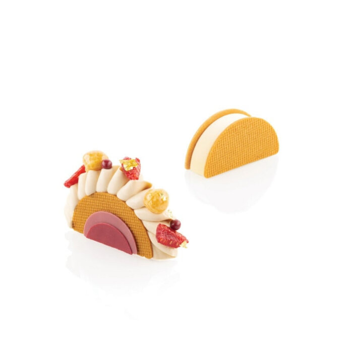 Silikomart Rainbow 26 N.16 Silikon Kalıp 65X16 H33 mm 36.386.87.0065 - 1