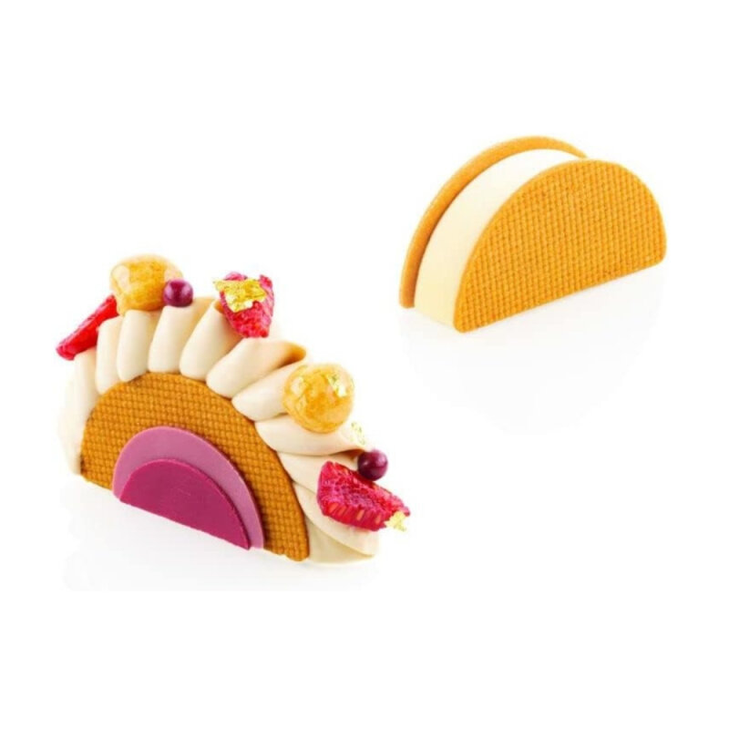 Silikomart Rainbow 26 N.16 Silikon Kalıp 65X16 H33 mm 36.386.87.0065 - 1