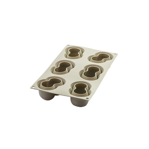 Silikomart Rosso Ciliegia Silikon Kalıp N.6 75X50 H:45 mm 26.260.13.0065 - 2