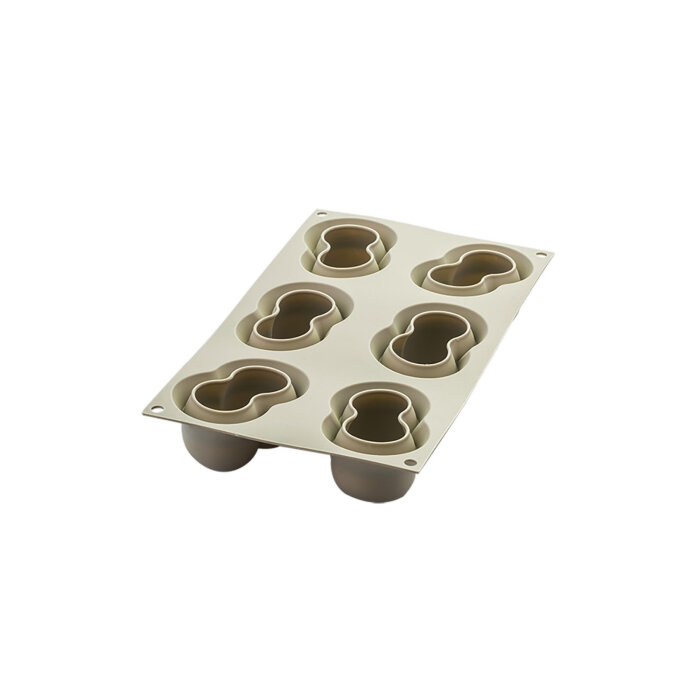 Silikomart Rosso Ciliegia Silikon Kalıp N.6 75X50 H:45 mm 26.260.13.0065 - 2