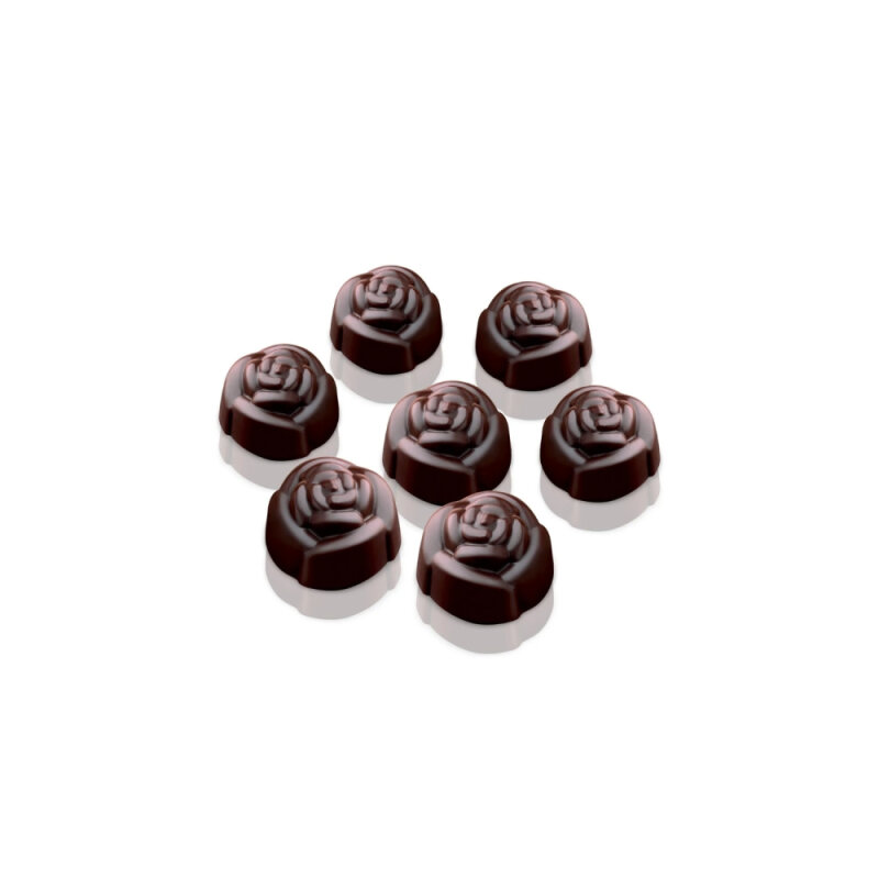 Silikomart Scg13 Rose Silikon Çikolata Kalıbı 22.113.77.0065 - 1