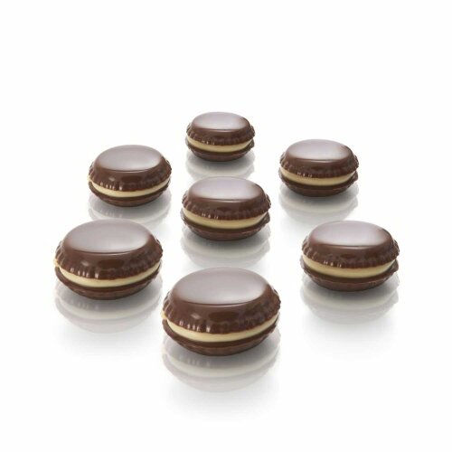 Silikomart Scg21 Choco Macaron Silikon Çikolata Kalıbı 22.121.77.0065 - SİLİKOMART
