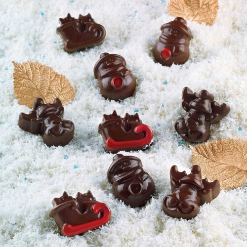 Silikomart Scg23 Choco Winter Silikon Çikolata Kalıbı 22.123.77.0065 - 2