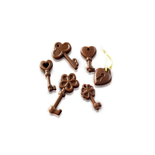 Silikomart Scg33 Choco Keys Silikon Çikolata Kalıbı 22.133.77.0065 - SİLİKOMART