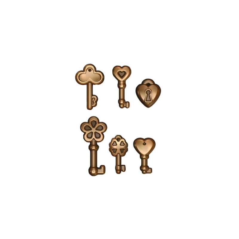 Silikomart Scg33 Choco Keys Silikon Çikolata Kalıbı 22.133.77.0065 - 2