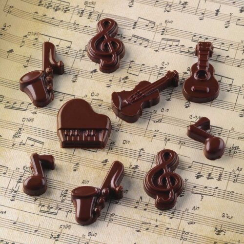 Silikomart Scg43 Choco Melody Silikon Çikolata Kalıbı 22.143.77.0065 - 1