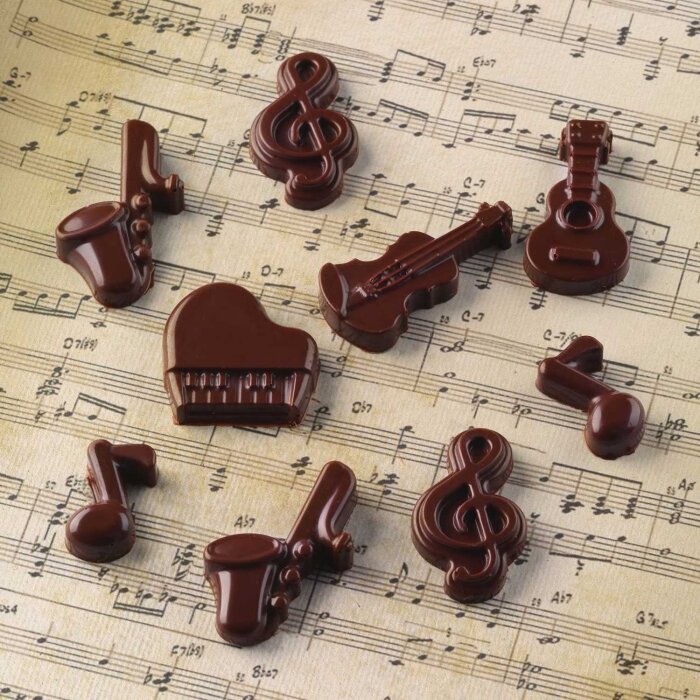 Silikomart Scg43 Choco Melody Silikon Çikolata Kalıbı 22.143.77.0065 - 1