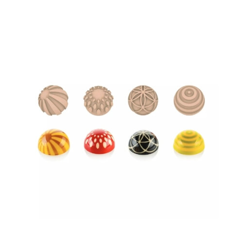 Silikomart Semisfera01 & Choco Stamp A - Ch013 25.913.86.0065 - 3