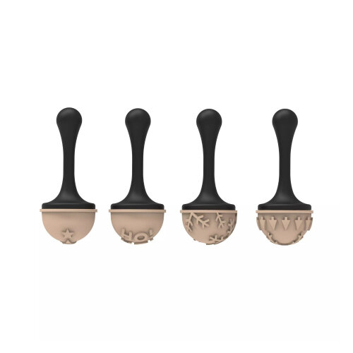 Silikomart Semisfera01 Çikolata Stampa 4'lü Silikon 25.914.86.0065 - 3