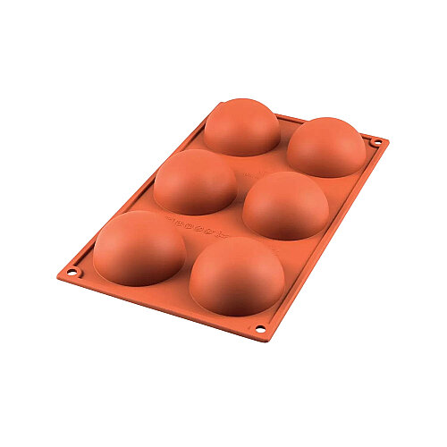 Silikomart Sf002 - Silikon Kalıp Mould N. 6 Half-Spheres Ø70 H - 2
