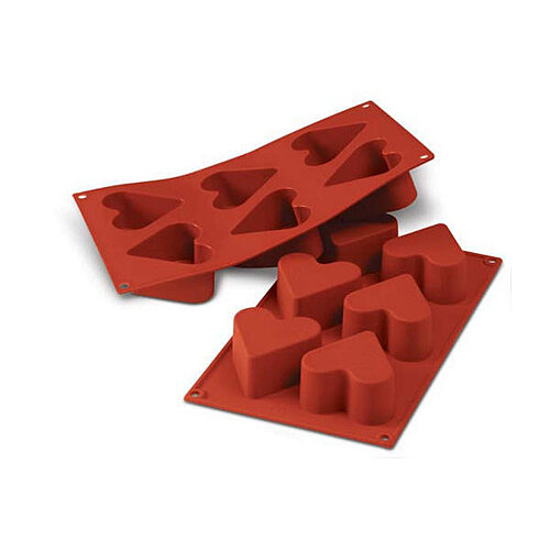 Silikomart Sf036 – 6 Lı Kalp Ø65 H40 30.036.00.0060 - SİLİKOMART