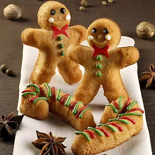Silikomart Sf106 Gıngerbread Man Silikon Kalıp 94,5 X 78 H:21 mm 16.106.00.0000 - 2