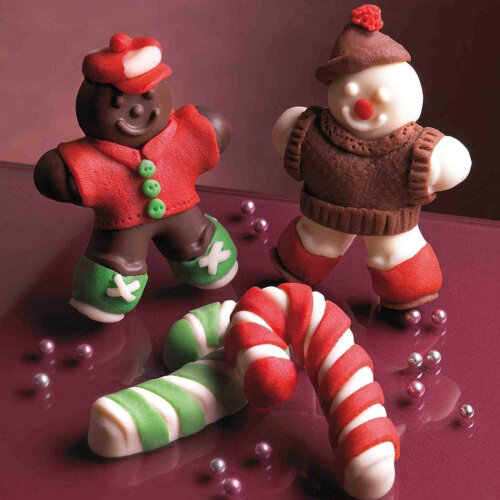 Silikomart Sf106 Gıngerbread Man Silikon Kalıp 94,5 X 78 H:21 mm 16.106.00.0000 - 3