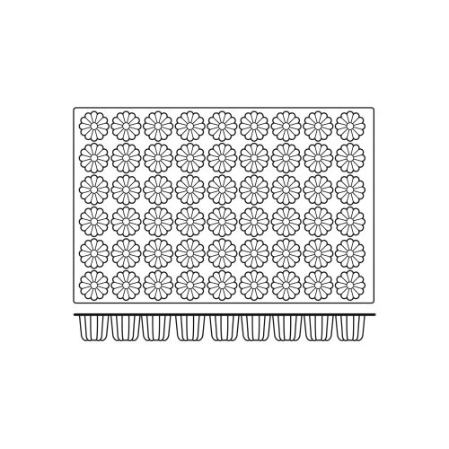 Silikomart Sq002 Black Cannele' Silikon Kalıp 60X40 N. 54 Ø56 40.402.20.0000 - 3