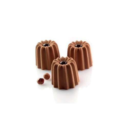 Silikomart Sq002 Black Cannele' Silikon Kalıp 60X40 N. 54 Ø56 40.402.20.0000 - SİLİKOMART