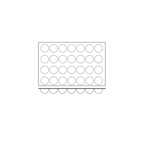 Silikomart SQ003 60x40 28 li Yarım Küre Silikon Kalıp Ø70 40.403.20.0000 - 4