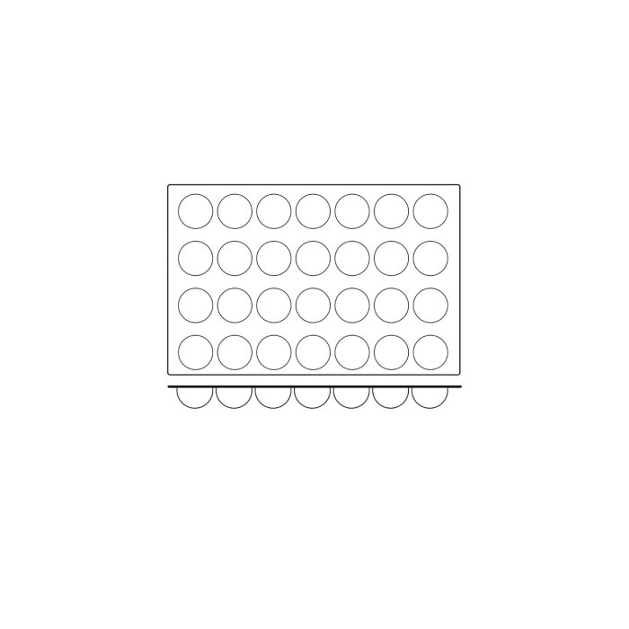 Silikomart SQ003 60x40 28 li Yarım Küre Silikon Kalıp Ø70 40.403.20.0000 - 4