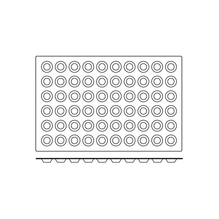 Silikomart Sq008 - 60X40 N. 60 Mını Tartelette Silikon Kalıp 40.408.20.0000 - 3
