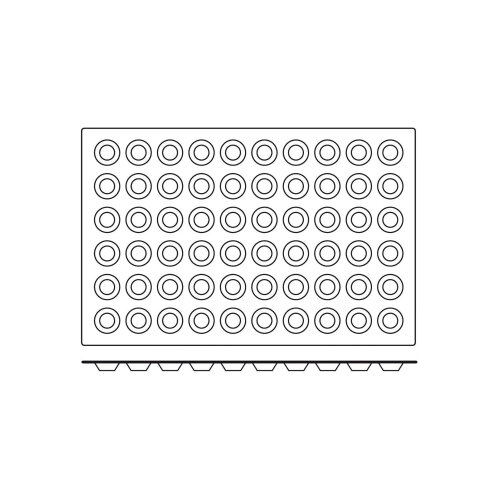 Silikomart Sq008 - 60X40 N. 60 Mını Tartelette Silikon Kalıp 40.408.20.0000 - 3