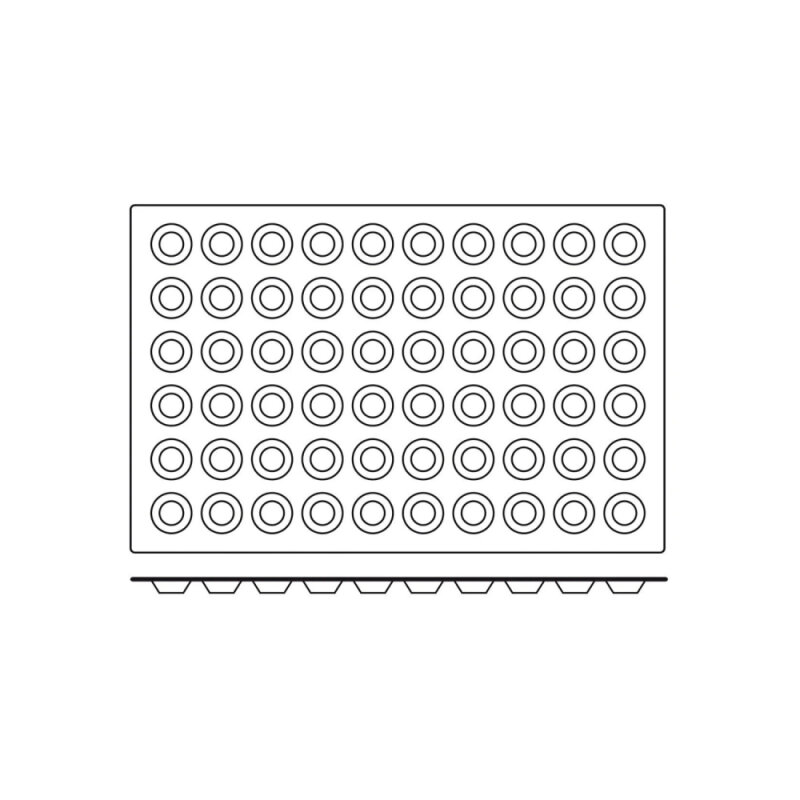Silikomart Sq008 - 60X40 N. 60 Mını Tartelette Silikon Kalıp 40.408.20.0000 - 3