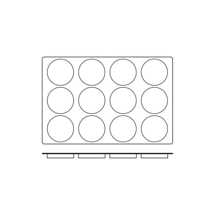Silikomart Sq029 Disco Silikon Pasta Kalıbı 70.429.20.0098 - 4