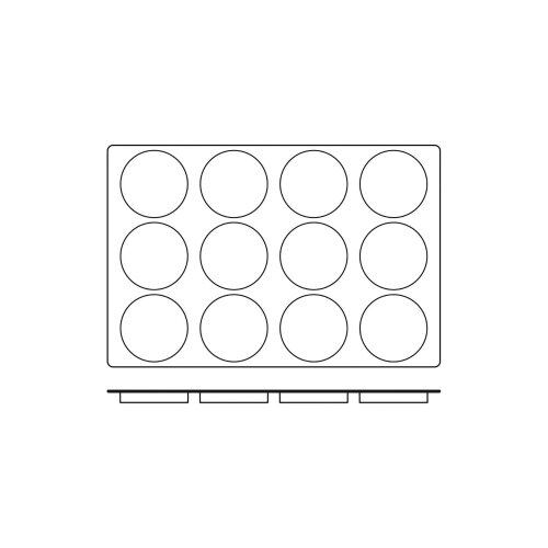 Silikomart Sq029 Disco Silikon Pasta Kalıbı 70.429.20.0098 - 4