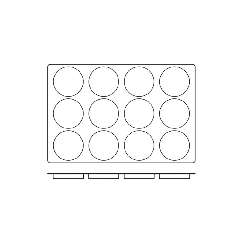 Silikomart Sq029 Disco Silikon Pasta Kalıbı 70.429.20.0098 - 4