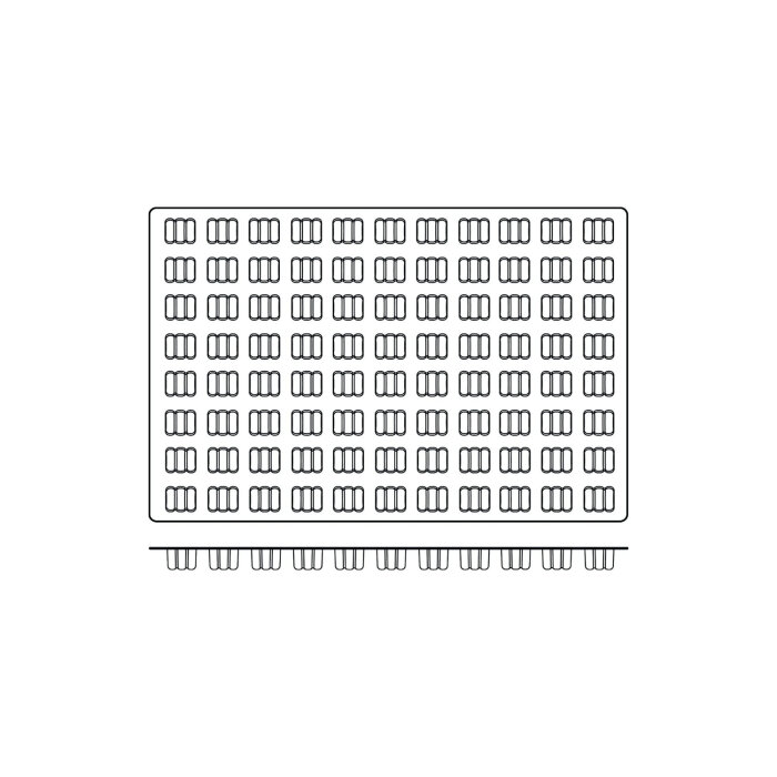 Silikomart Sq048 Silikon Pasta Kalıbı 40.448.20.0000 - 3