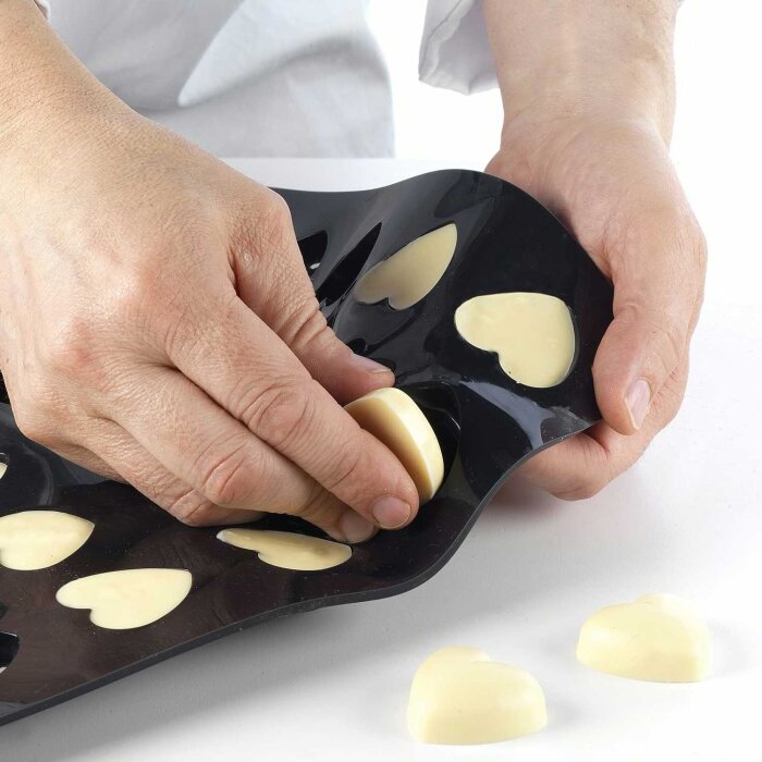 Silikomart Sq065 Mini Cuori Silikon Pasta Kalıbı 40.465.20.0000 - 2