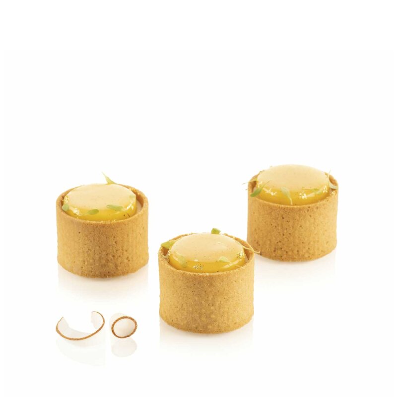 Silikomart Tarte Ring Round Pasta Kalıbı 52.242.20.0165 - 1